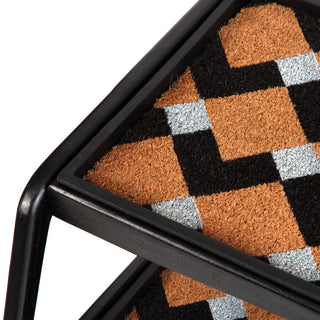 Double-Tier Black Stand With 2-Pair Rubber Boot Trays Mt. Tam