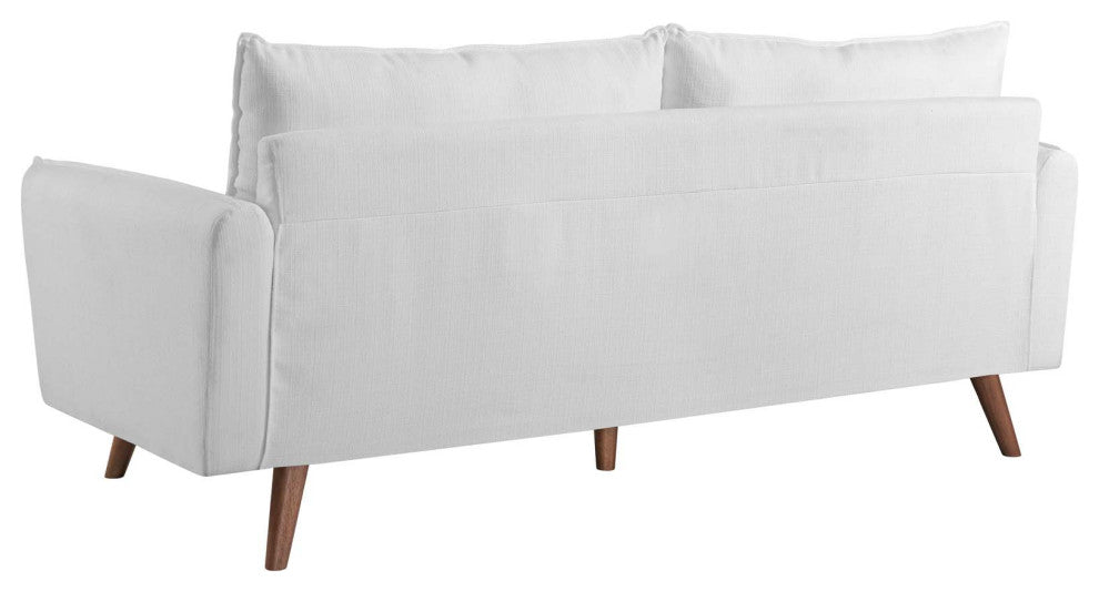 Loveseat and Sofa Set, Fabric, White, Modern, Living Lounge Hotel Hospitality