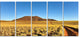 Namibrand Desert Landscape, Landscape Canvas Art Print, 60"x28", 5 Panels