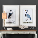Shore Birds Framed Prints, Set of 2