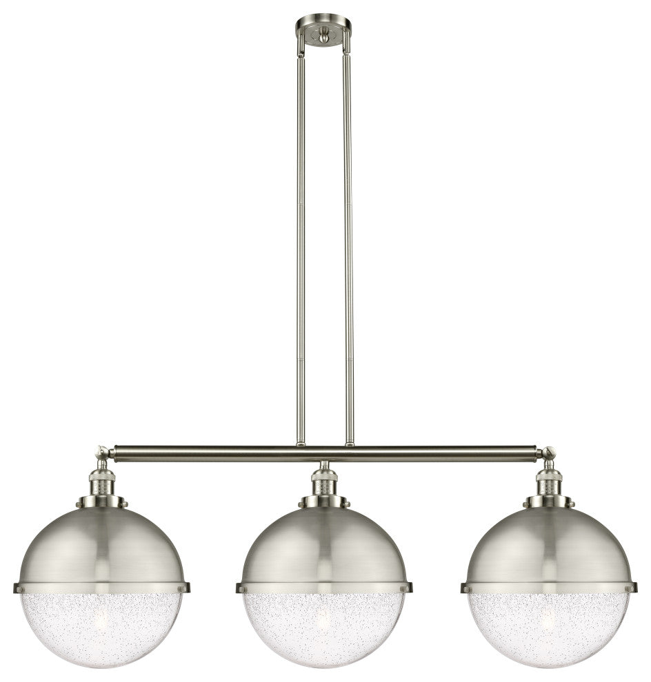 INNOVATIONS 213-SN-HFS-124-SN 3-Light Island Light Brushed Satin Nickel