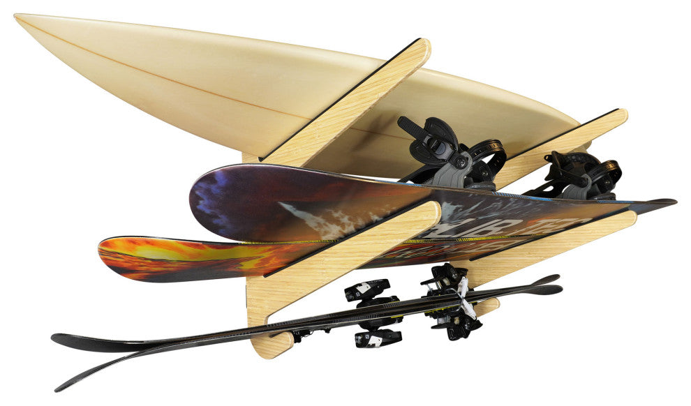 The O'ahu Paddleboard SUP Rack, Bamboo, Duo