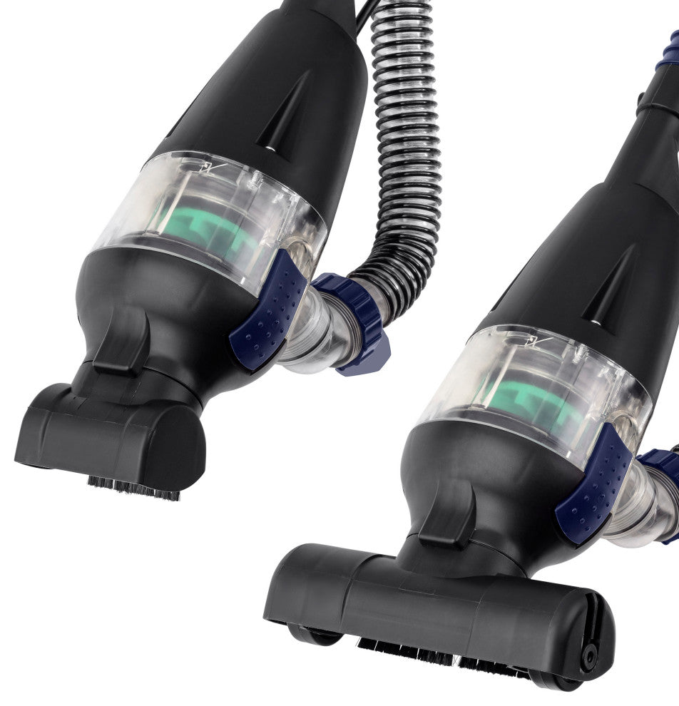 Traditional Pond Vacuum with Adjustable Telescopic Handle and 2 Brush Heads