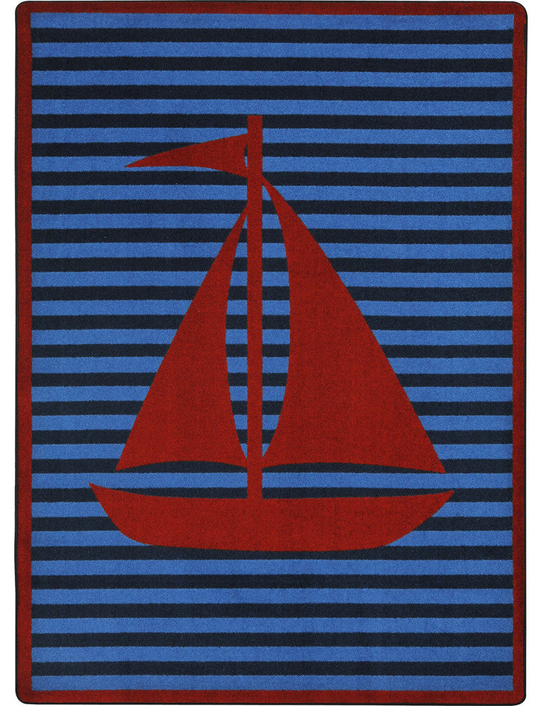 Following Seas, Red, 3'10" X 5'4"