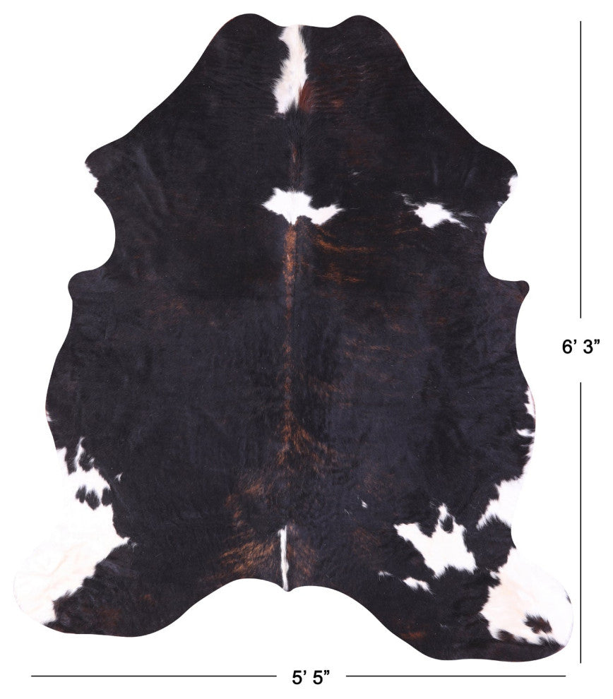 Natural Cowhide Rug 6' 3" X 5' 5" C2386