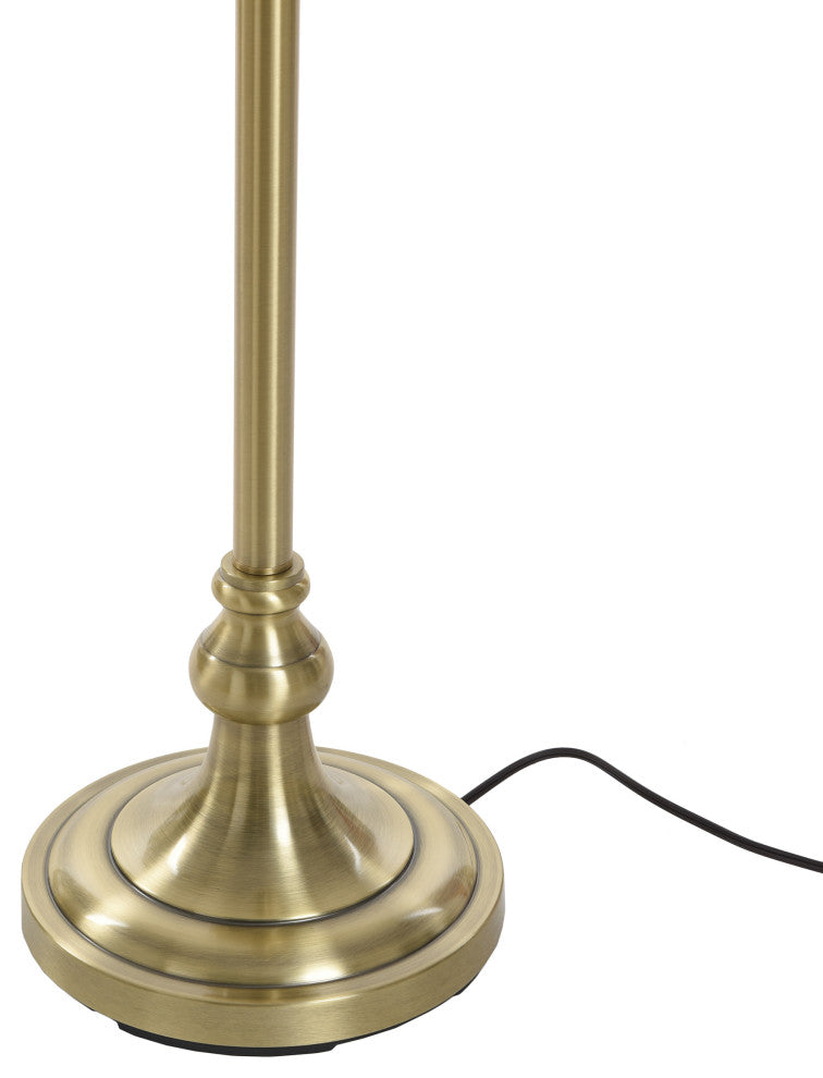 Swing Arm Floor Lamp Menlo Bronze, Antique Brass