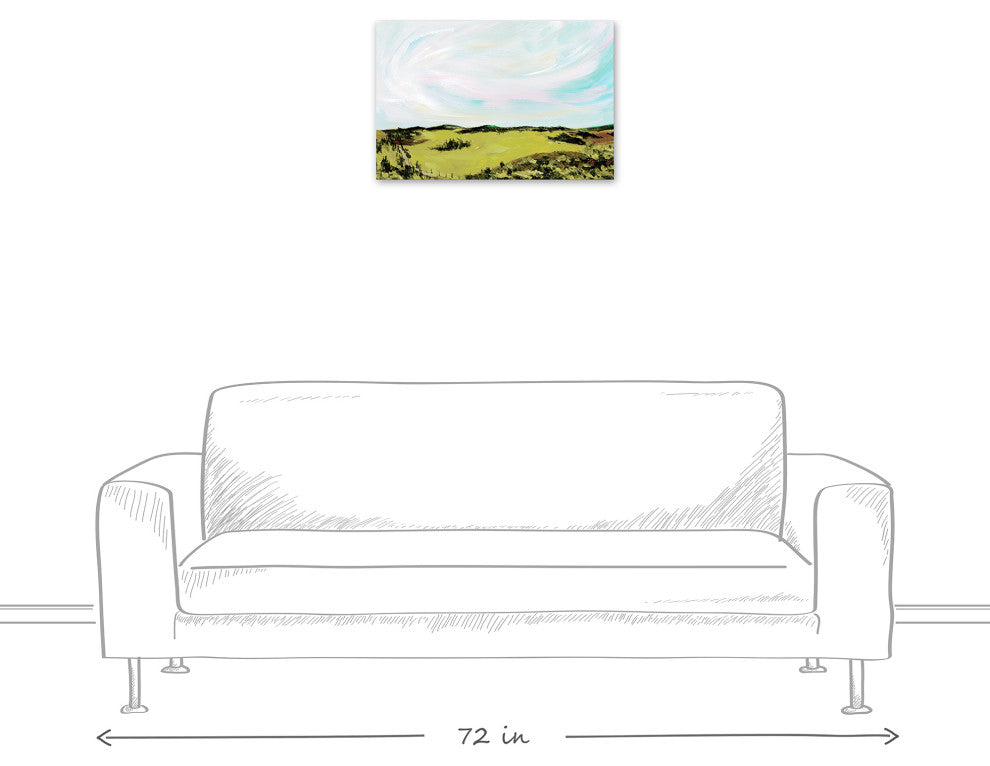 Scenic Pastel Sky 24x16 Canvas Wall Art