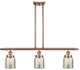 Innovations 916-3I-AC-G58-LED 3-Light Island Light, Antique Copper