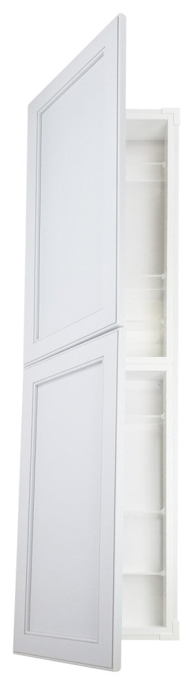 Delta Recessed White Enamel Medicine Cabinet 47h x 15.5w x 3.5d