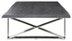 Aix Coffee Table, Oxidized Gray Oak