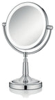 Afina 5x Round LED Lighted Table Top Magnifying Mirror