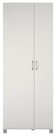 Systembuild Lory Tall Asymmetrical Storage Cabinet in White