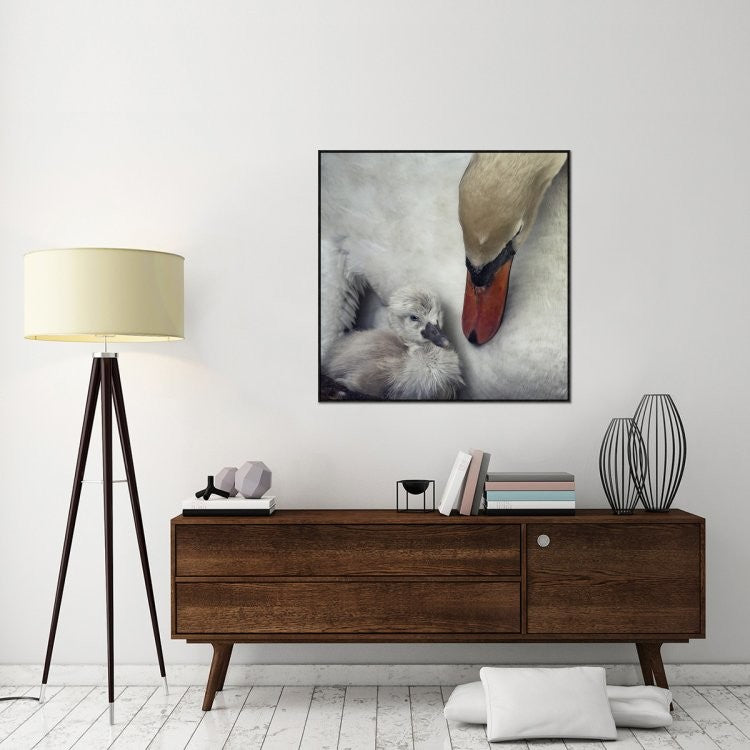 "Close To You" Framed Canvas Giclee by Piet Flour, 41x41"
