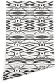 Deny Designs Viviana Gonzalez Modern Improvisation 02 Wallpaper, Black, 2'x10'