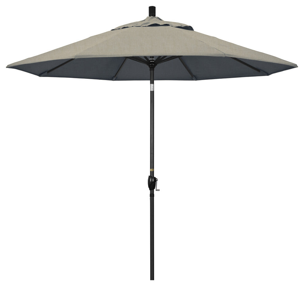 9' Aluminum Umbrella Push Tilt, Spectrum Dove