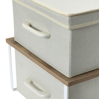 Stacking Storage Boxes With Laminate Top