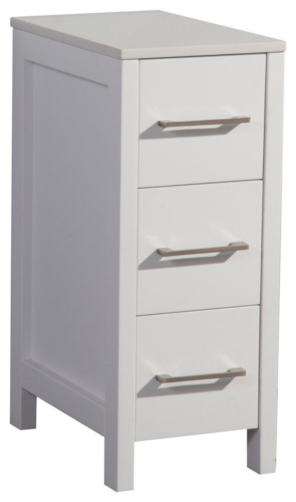 Vanity Art Vanity Cabinet, 12", White