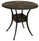 Maxwell 42 Inch Round Outdoor Cast Aluminum Bar Table