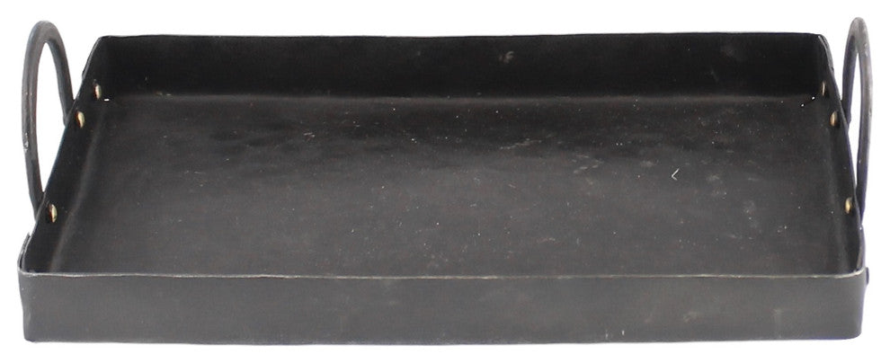 Traditional Black Iron Serving Tray