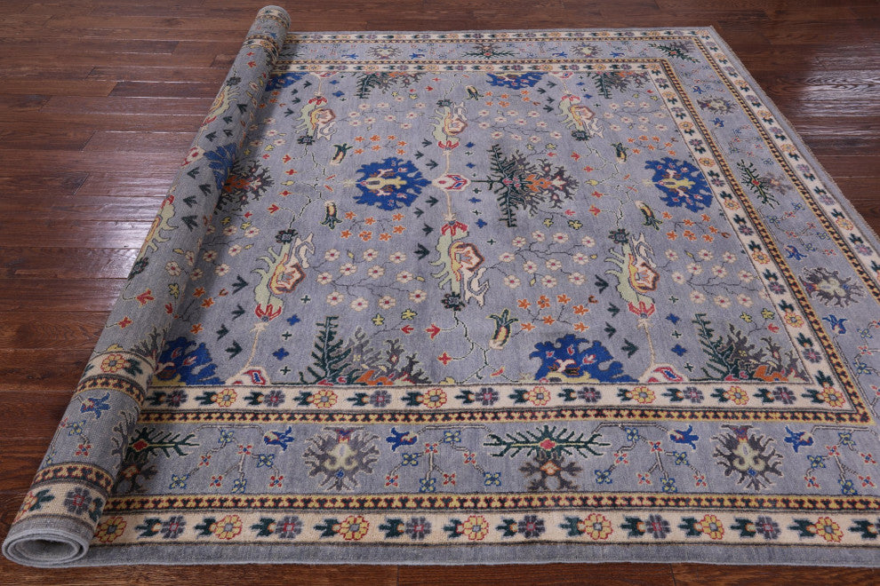 William Morris Handmade Wool Rug 8' 0" X 9' 9" Q9502