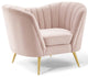 Opportunity Performance Velvet Armchair Pink