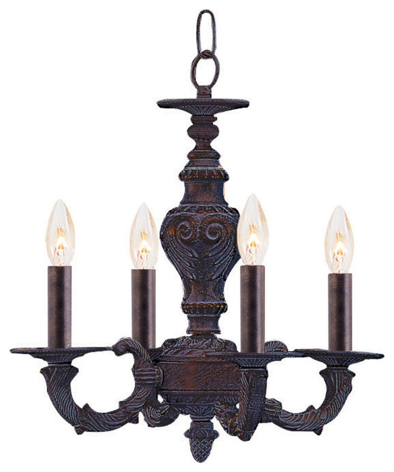 Paris Market 4 Light Bronze Mini Chandelier