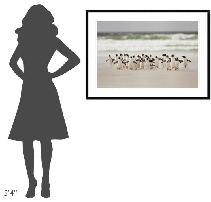 "Desembarco" Framed Digital Print by Joan Gil Raga, 44x32"