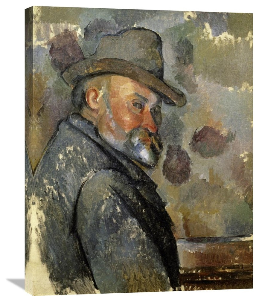 "Self Portrait" Stretched Canvas Giclee by Paul Cezanne, 24"x30"
