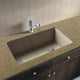 Radius Granite 31-in Undermount Kitchen Sink Kit in Cafe Latte