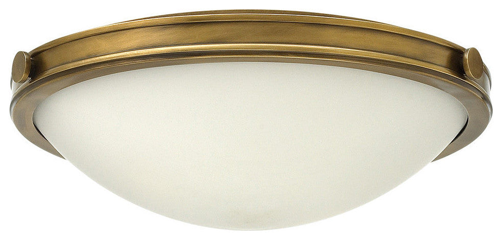 Hinkley Maxwell Medium Flush Mount, Heritage Brass