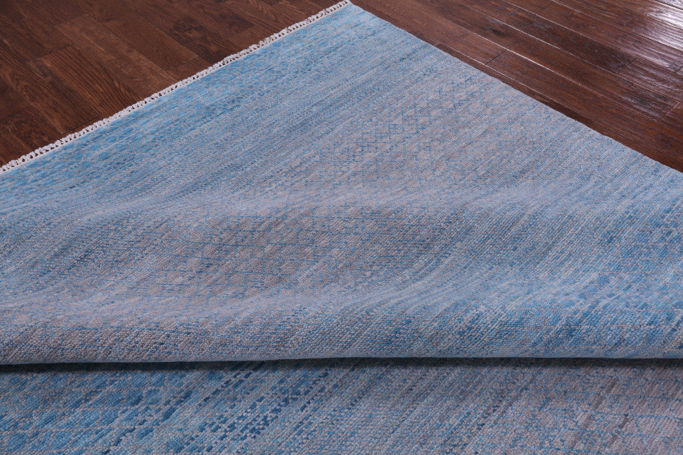 9' 1" X 12' 0" Handmade Savannah Grass Wool Rug - Q13242