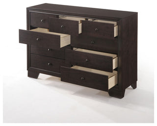 Dresser with 9 Drawers, Espresso