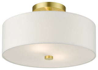 Satin Brass Timeless, Transitional, Versatile, Semi Flush