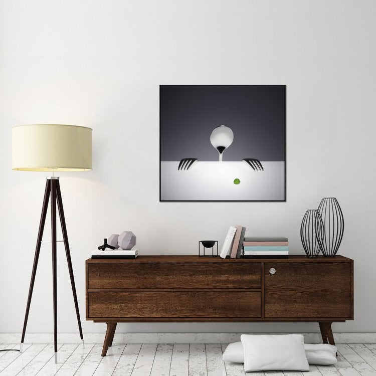 "Want You" Framed Canvas Giclee by Wieteke De Kogel, 41x38"