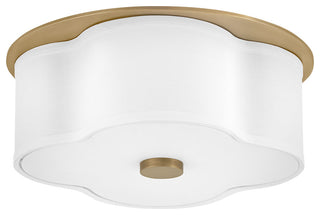 Hinkley Lighting 46441 Delaney 2 Light 14"W Flush Mount Drum - Black