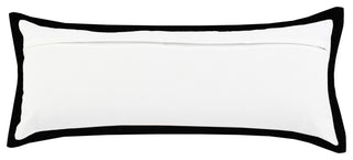 Lumen Empire Bordered Throw Pillow, 14"x36"