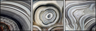 Beige Swirls Triptych, 48x16