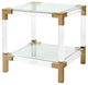 Clear Glass Side Table | Eichholtz Royalton