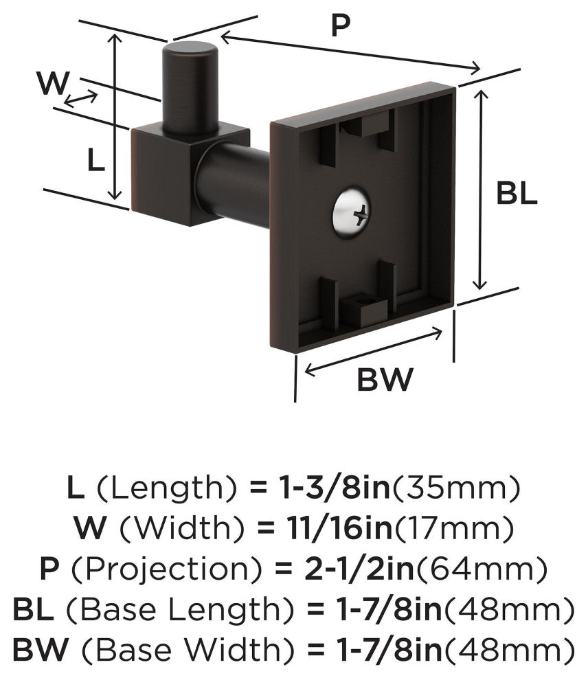 Appoint Traditional Single Robe Hook, Oil Rubbed Bronze
