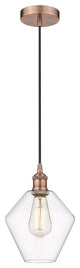 Innovations 616-1P-AC-G652-8 1-Light Mini Pendant, Antique Copper