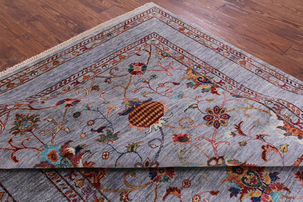 5' 9" X 8' 0" Persian Tabriz Handmade Rug Q7666