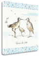 "Sandpiper Sea III" By Anne Tavoletti, Giclee Print on Gallery Wrap Canvas