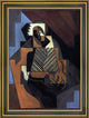 Juan Gris Unknown - 18" x 27" Framed Premium Canvas Print