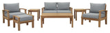 Marina 7 Piece Outdoor Patio Teak Set