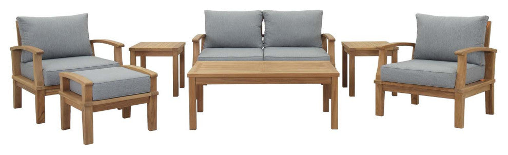 Marina 7 Piece Outdoor Patio Teak Set