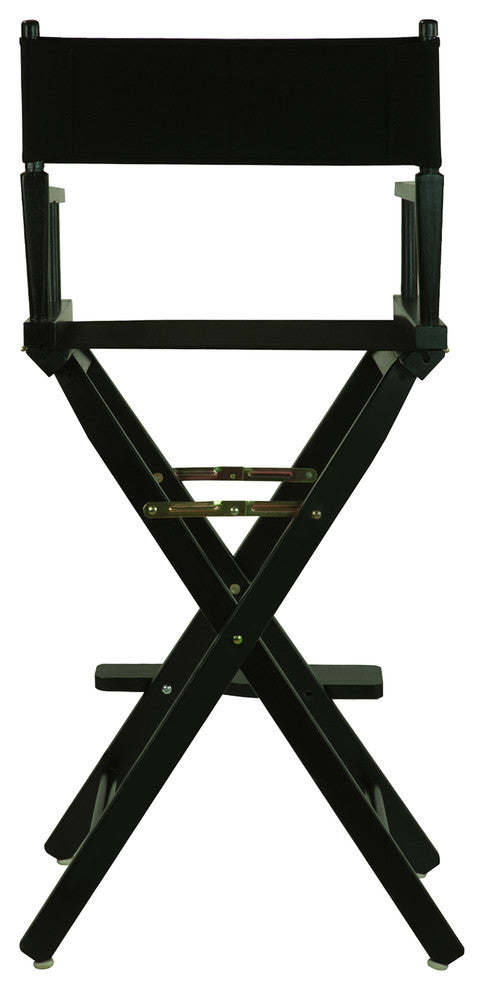 030" Director's Chair Black Frame-Black Canvas