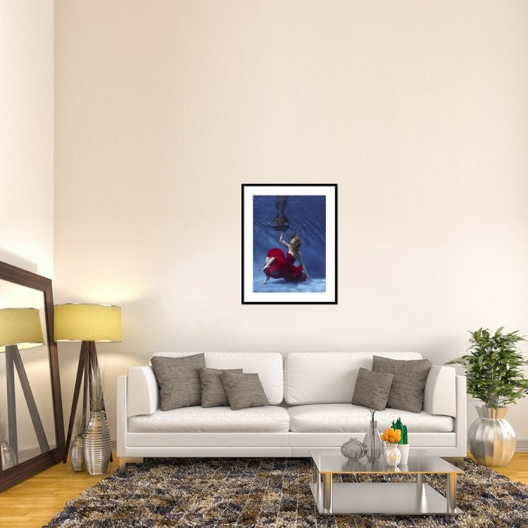 "Never Let Go" Framed Digital Print by Karen Jones, 32x40"