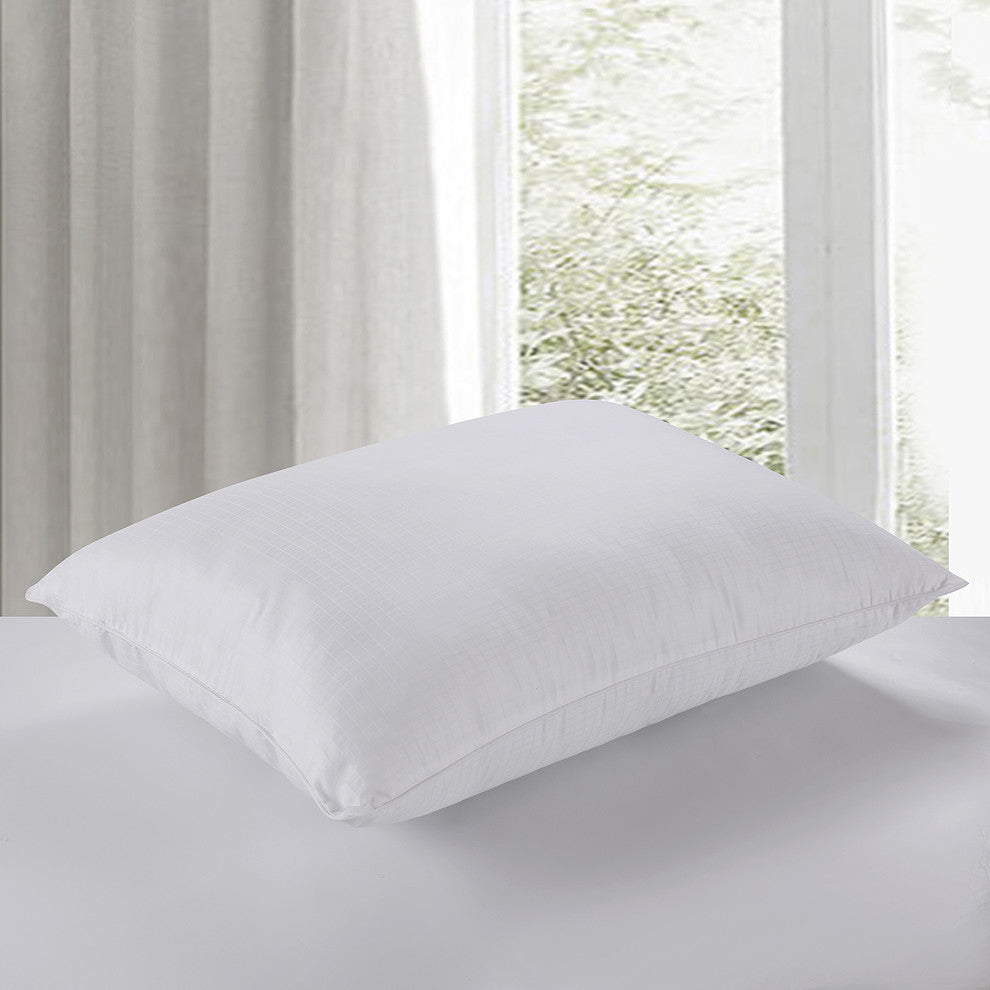 Stayclean 400 TC Dobby Cotton Down Alternative Pillow, White, Jumbo