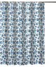 Greenland Home Fashions Pebble Beach Bath Shower Curtain, Blue 72x72
