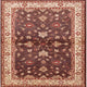 Ahgly Company Indoor Square Mid-Century Modern Area Rugs, 4'' Square